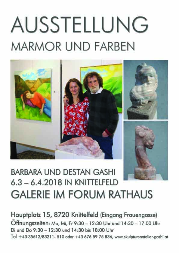 Ausstellungsplakat Barbara und Destan Gashi